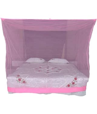 Riddhi Mosquito Net, Machardani Double Nylon Plain Hanging Mosquito Net, Machardani