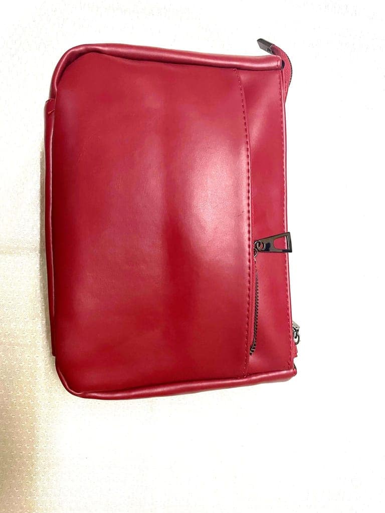 Red and White Checkered Crossbody Bag view 2