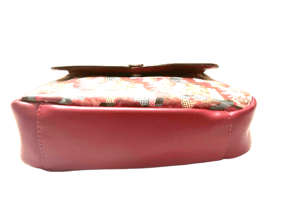 Red and White Checkered Crossbody Bag view 3