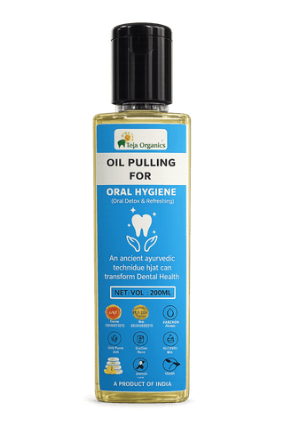 Oil Pulling For Oral Hygiene | Cold-pressed Unrefined Coconut Oil | Oral Detox & Refreshing | An ancient ayurvedic technique that can transform Dental Health