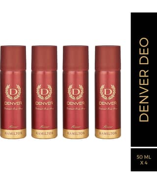 Denver Honour Deo Nano Deodorant Spray for Men 50 ml ( Pack of 4 )