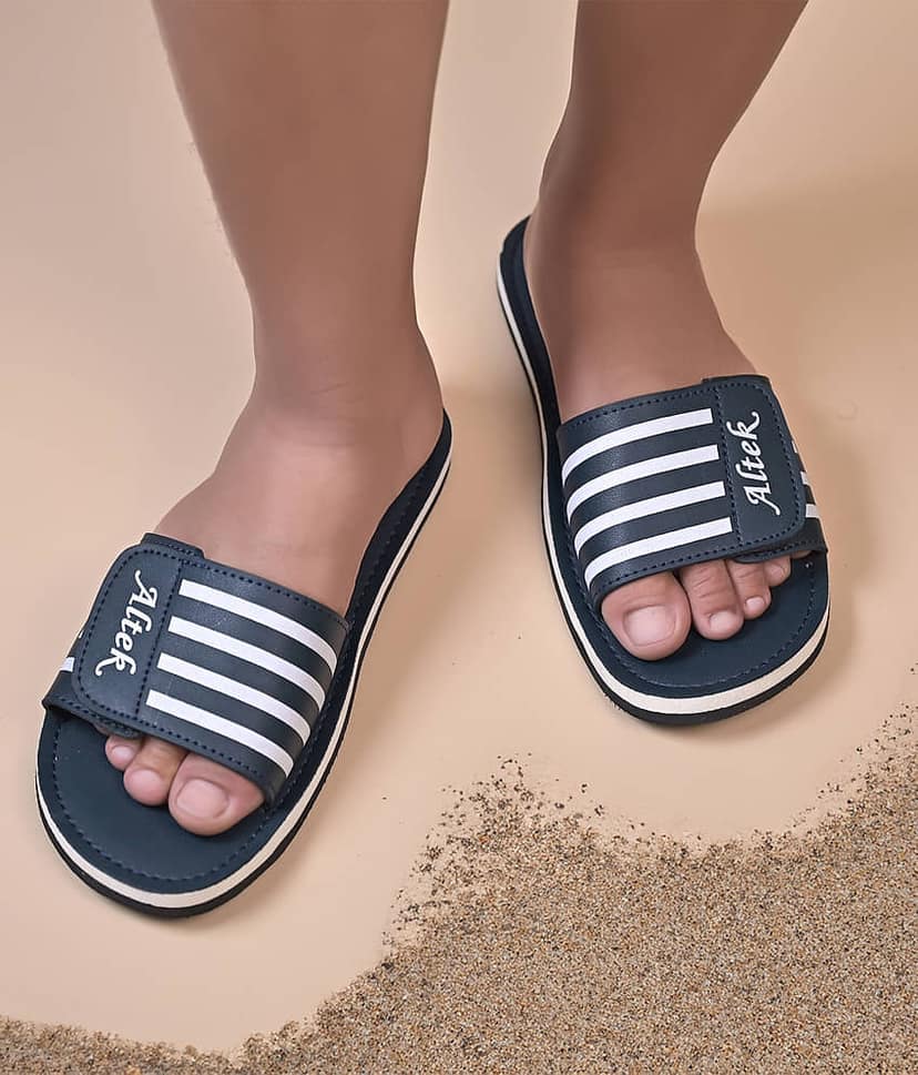Chappal Wala Mint Green Men's Slide Flip Flop view 2