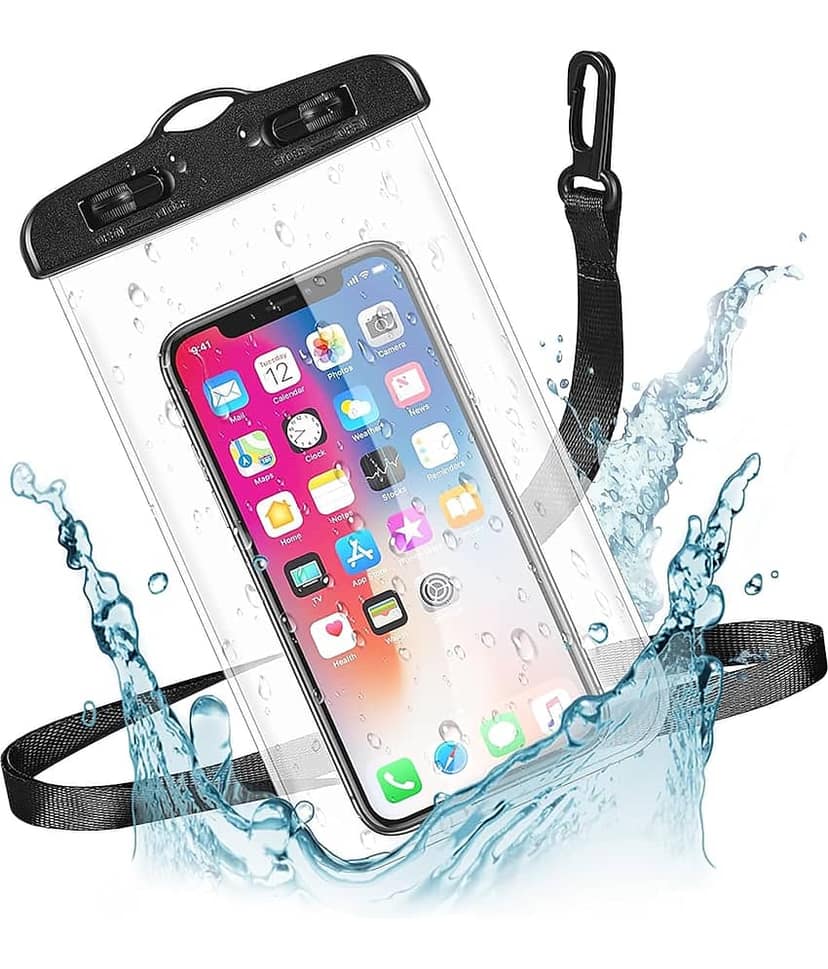 Waterproof Mobile Pouch Cover for All Mobiles, Cellphone Dry Bag Compatible for iPhone, Samsung, Mi, Redmi, Oppo, VIVO, All Other Smartphones up to 6.5 inches