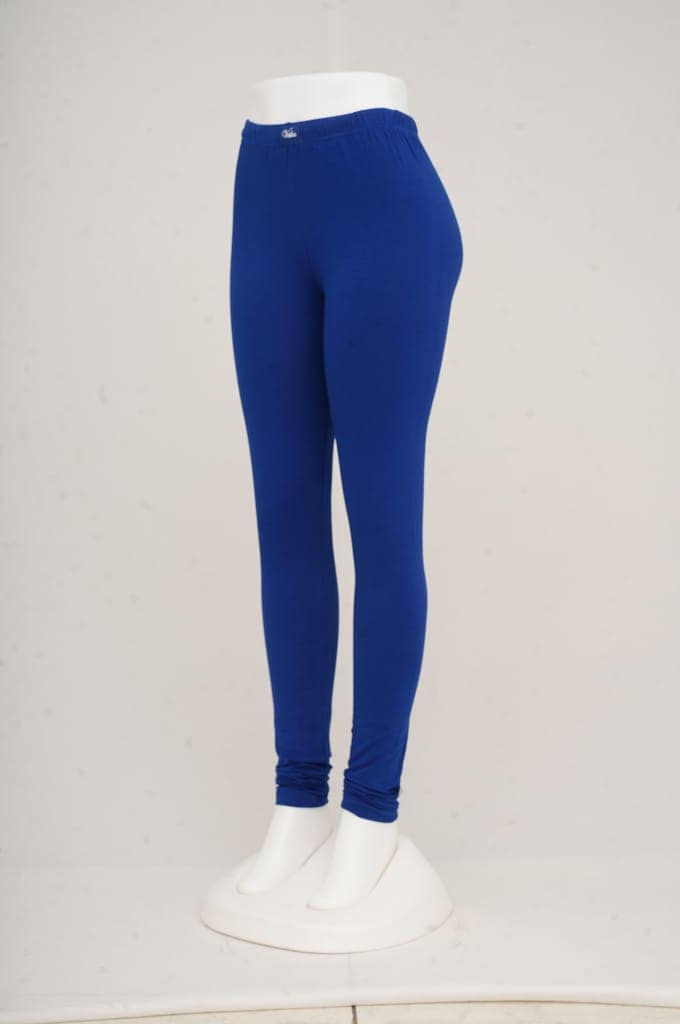 Women Royal Blue Leggings view 3