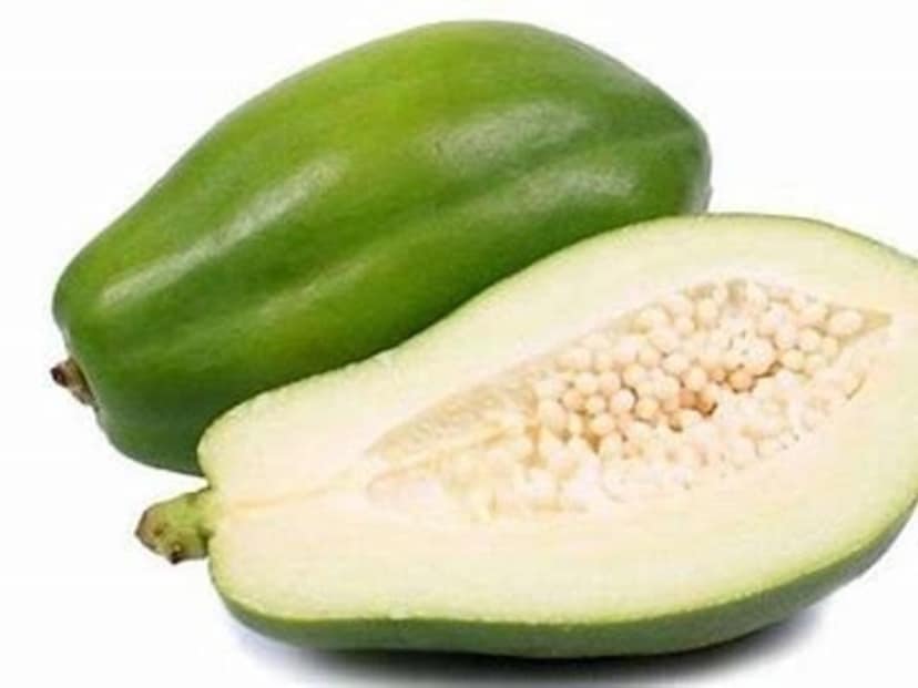 Raw Papaya (Kacha Papita) - (1 Pc Approx. 300 - 600gm )