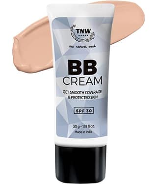 TNW - The Natural Wash Medium Coverage Bb Cream For Medium To Deep Skin Tone & No Makeup Look, 30G