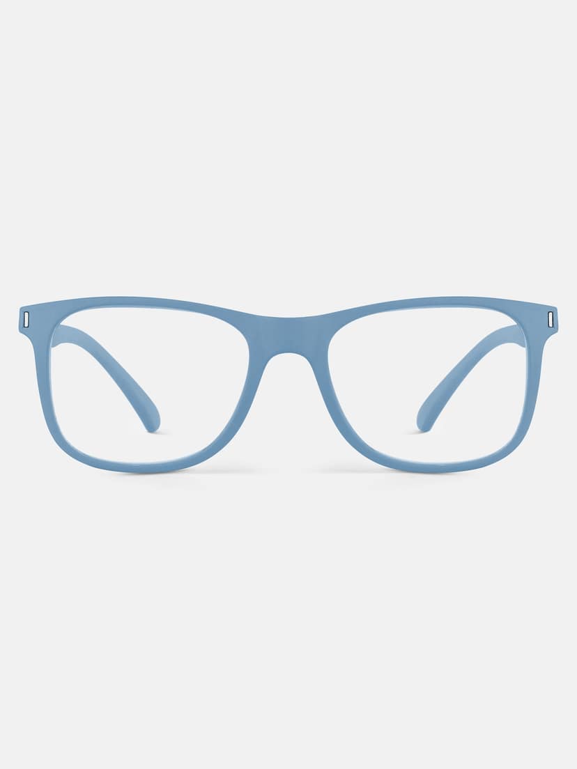 Noir Square Blue Screen Glasses view 2