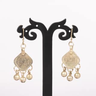 Tribes India 5 paisa Ghungroo Earring Pair