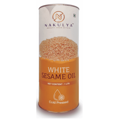 NAKU NAKULYA WHITE SESAME OIL 1LTR