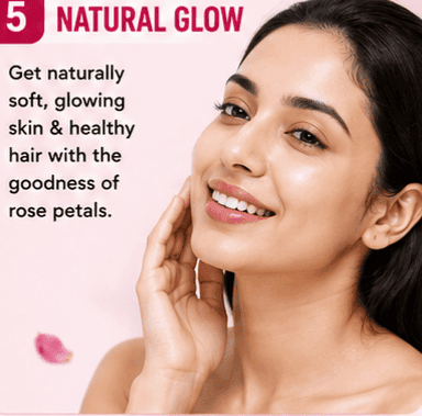 SHUSHRAJ JAIVIK Rose Petals Powder Face Pack | 12+2 Free | 14 Pouches | 1120g view 5