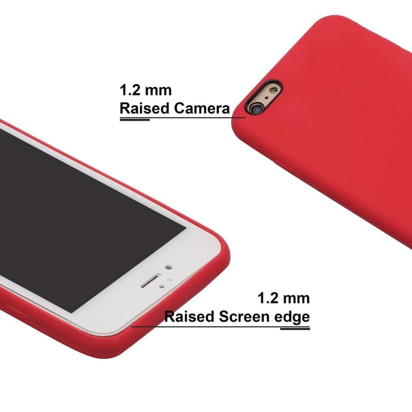 LIRAMARK Liquid Silicone Soft Back Cover Case for Apple iPhone 6 / 6S view 2