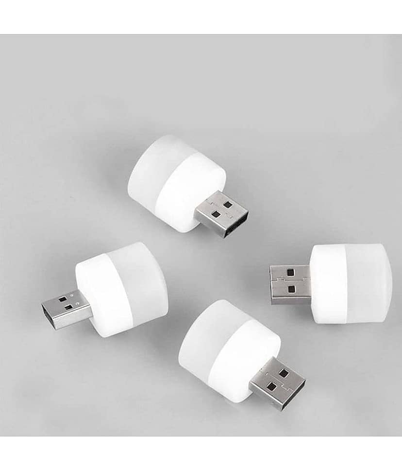 purple dust - White Night Lamp ( Pack of 4 )
