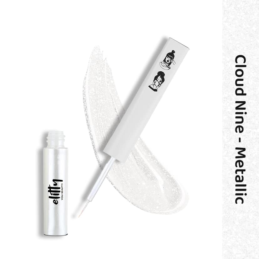 Metallic Pop Silver Eyeliner Metallic Pop Silver Eyeliner - Cloud Nine view 2