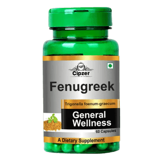 Cipzer Fenugreek (30 Capsules): Natural Support for Blood Sugar, Digestion, and Hormonal Balance