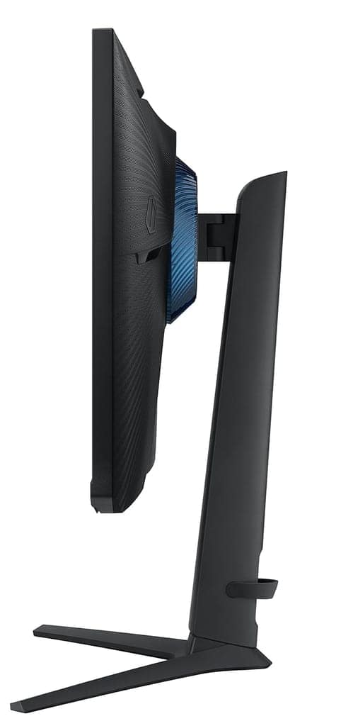 Samsung 27" (68.4cm) Odyssey G4 IPS Gaming Monitor|FHD 1920 x 1080|240Hz|1ms|400nits|SRGB 99%|Ports-HDMIx2,DP,Headphone|DP Cable|Height-Tilt-Pivot Adjustable Stand|Nvidia G-Sync|LS27BG400EWXXL|Black view 4