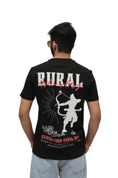 TRENDLAND Men's Pure Cotton ||180 GSM || Front Name & Back Printed || Round Neck Half Sleeve Regular Fit T-Shirt for Men (Pack of 1) view 2
