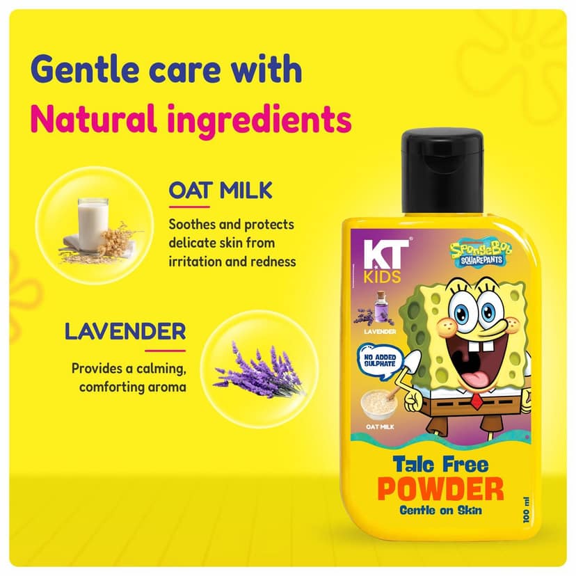 KT Kids Talc-Free Kids Powder – 100ml view 3