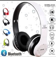 P47 Wireless Bluetooth Portable Sports Headphones with Fm,Memory Card Support Bluetooth, Wired Headset view 3