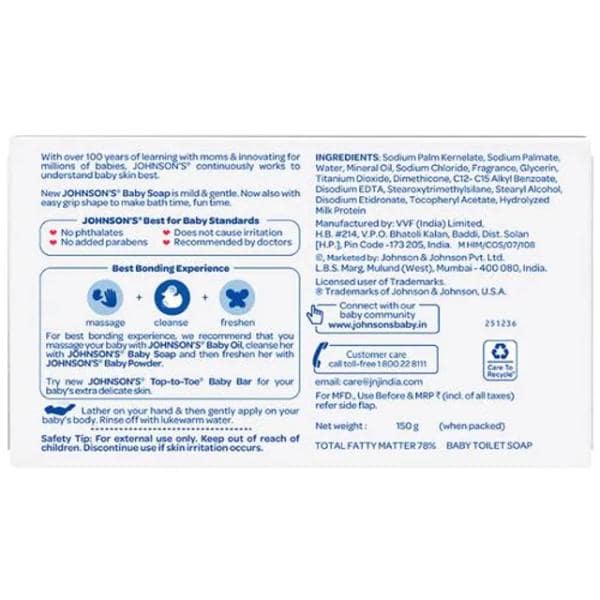 Johnsons Baby Soap 150 Gms view 2