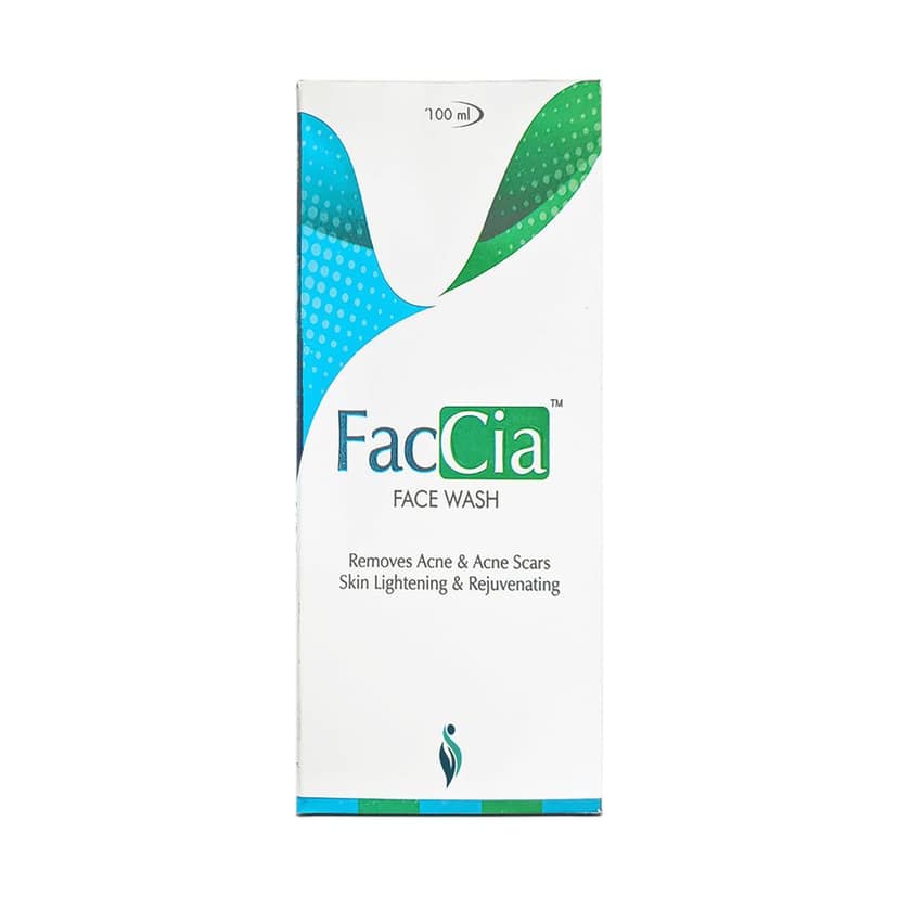 Faccia Anti Acne Face Wash(100ml*2): Fights Scars, Acne Free Purifying Cleanser, Richly Formulated with Glycolic Acid, Vitamin E, and Aloe Vera Extracts, Suitable for Oily & Combination Skin, 100ml view 4