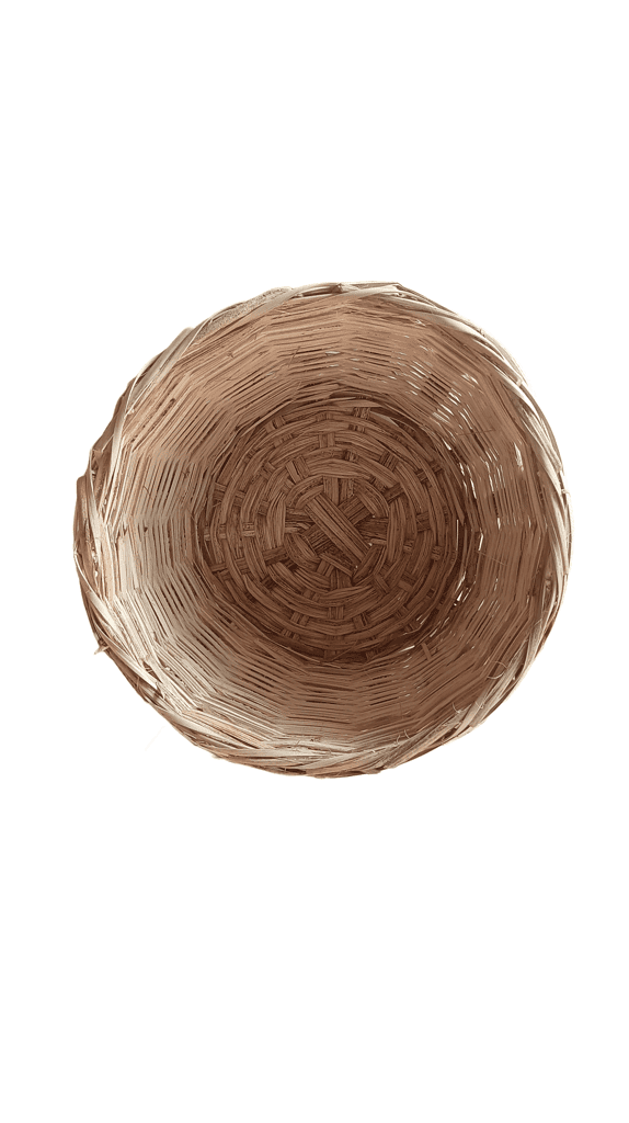 Handwoven Wicker Basket with Lid for Storage and Organization view 2