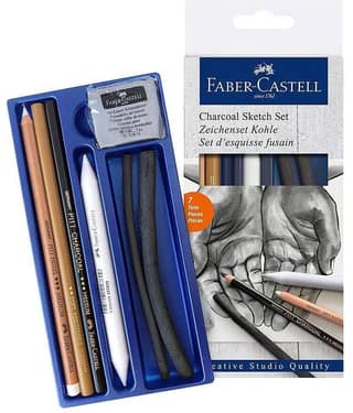 Faber-Castell Charcoal Sketch Set Pencil (Pack Of 1)