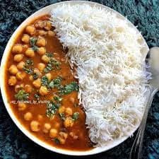 Rice With Chola Masala