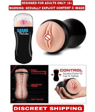 KAMAHOUSE MIA KHALIFA MALE POCKET PUSSY MASTURBATOR CUP WITH FREE LUBE-U.S.A