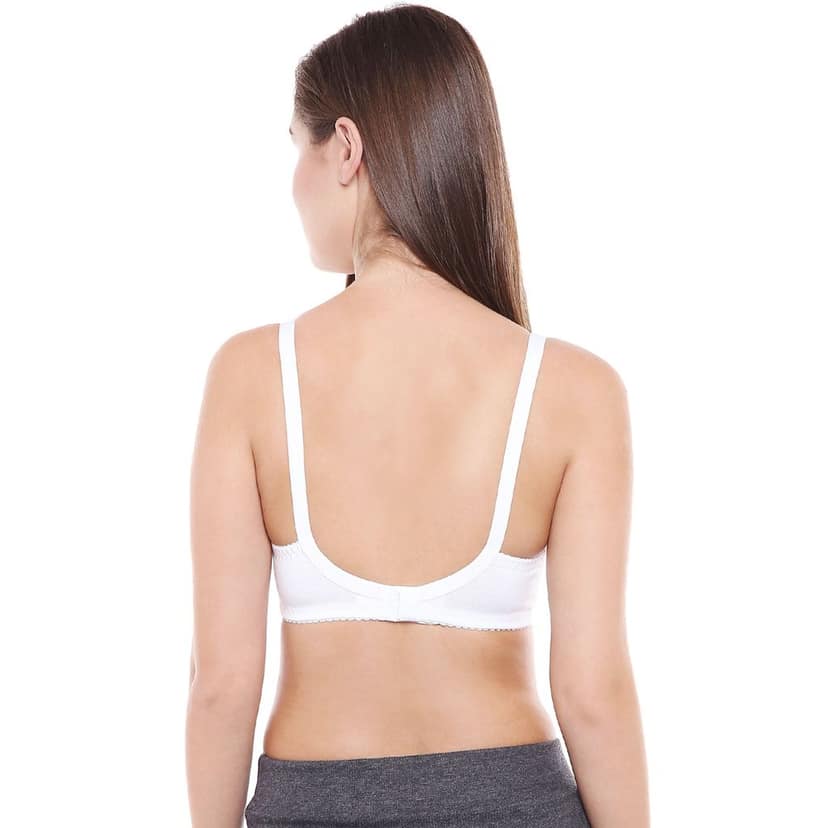 Bodycare 100% Cotton Non Padded Non wired Feeding Bra-Pack of 3 view 4