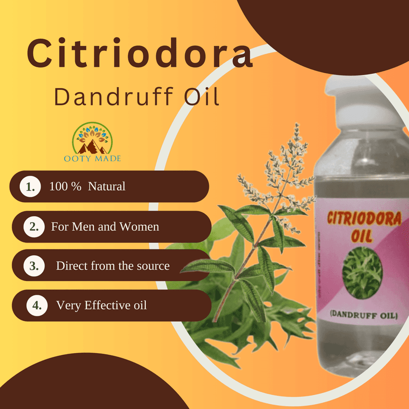 Citriodora Eucalyptus Hair Oil - Nourishing Elixir for Dandruff-Free, Gorgeous Hair Growth view 3