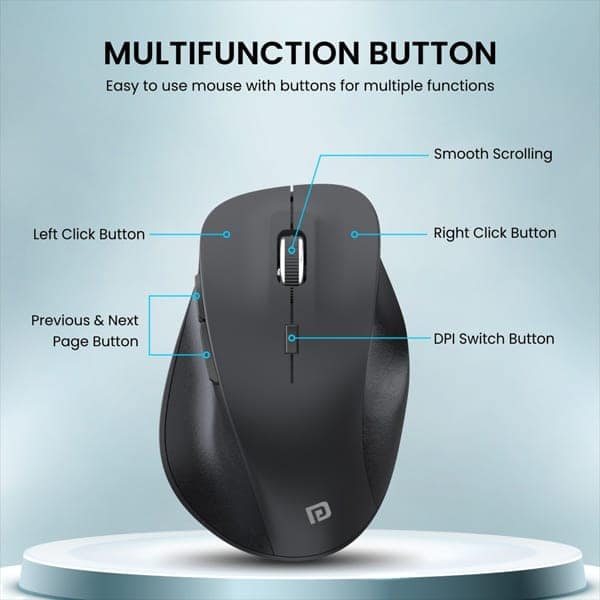 Portronics Toad 24 Wireless Mouse view 3