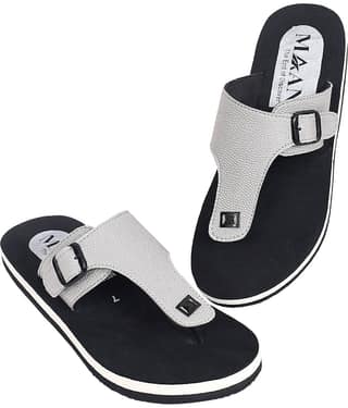 MAAN Grey Men's Thong Flip Flop