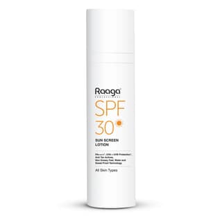 Raaga Professional SPF 30 Sunscreen Lotion | PA++++, UVA + UVB Protection, Anti Tan Activities, Non-Greasy Feel, Water and Sweat Proof Technology (55 ml) Raaga Professional SPF 30 Sunscreen Lotion | PA++++, UVA + UVB Protection, Anti Tan Activities, Non-