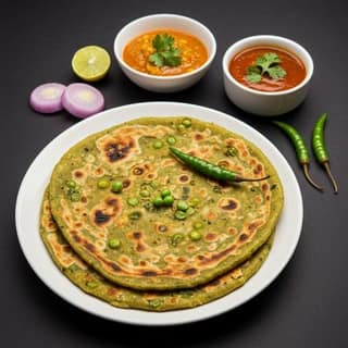 Matar Paratha 1Pc