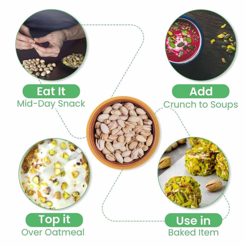Nutraj California Roasted Salted Pistachios 400g view 6