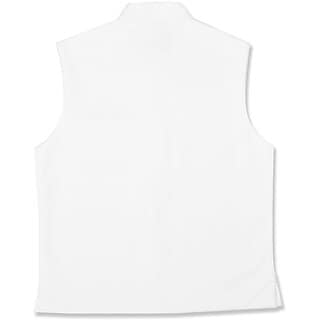 Aamir Enterprise Mens White Mandarin Collar Nehru Jacket (White) view 2