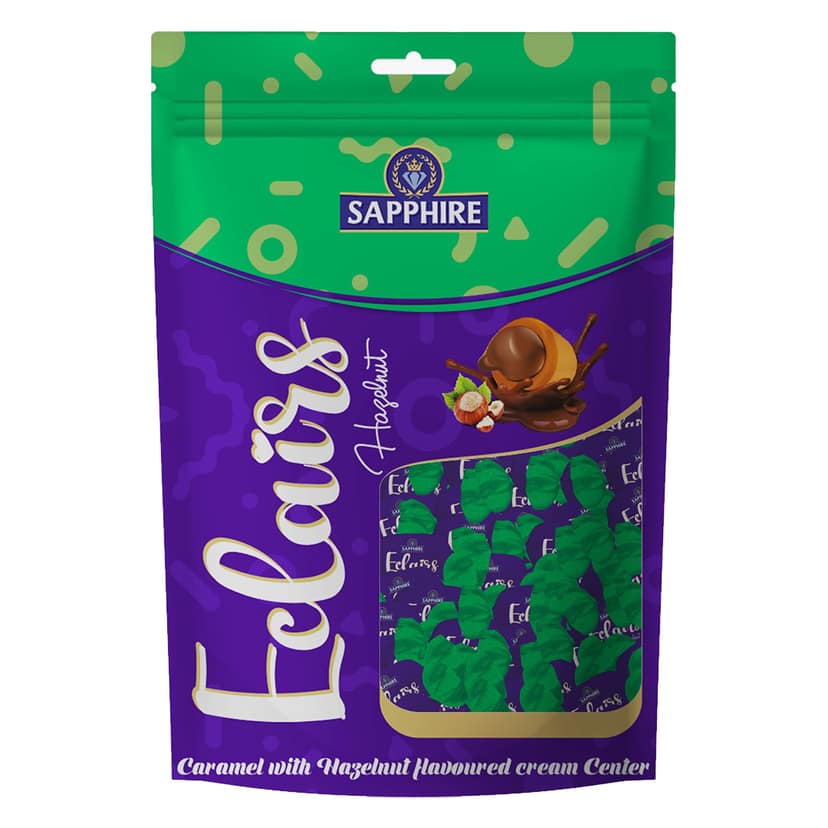 Sapphire Eclairs Hazelnut 400g