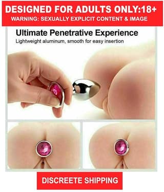 Stainless Steel Diamond Anal Bu-tt Plug For All Day Use And Kegel Exercise | Anal Toys For Men And Women