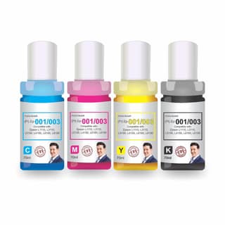 ProDot Ep 001/003 Inkjet Ink Refill Compatible with Epson L1110, L1455, L3100, L3101, L3110, L3150, L4150, L4160, L5190, L6160, L6170, L6190 Ink Tank Printers