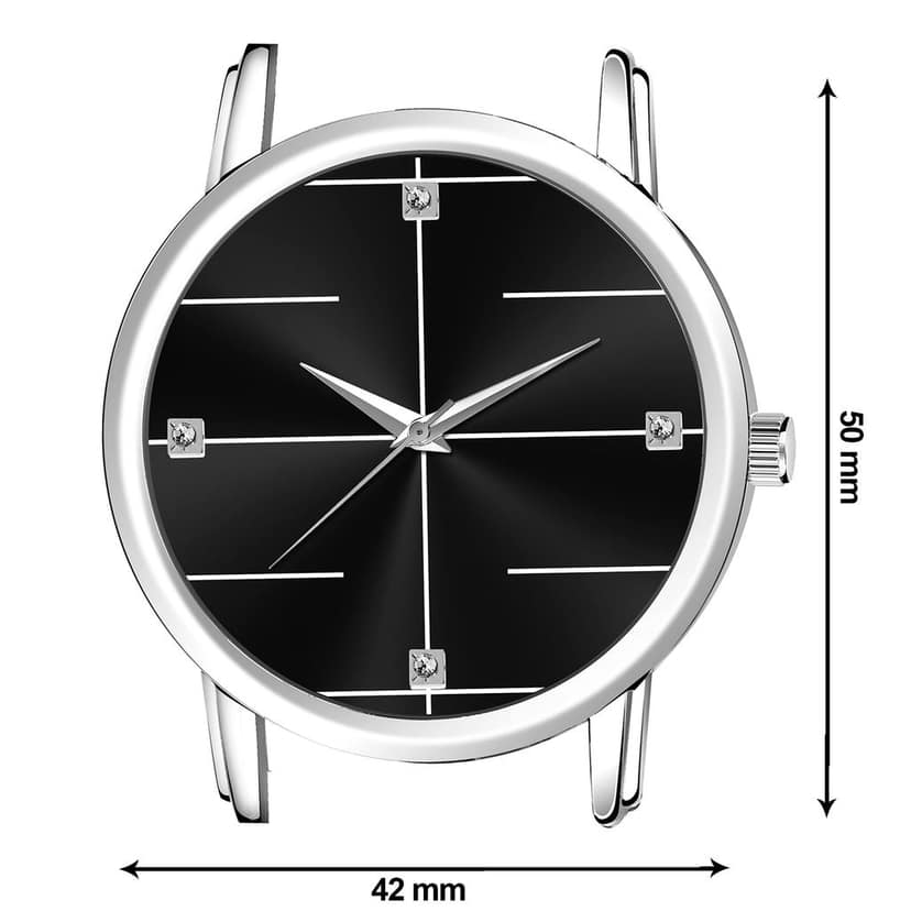Black Standard Analog Watch for Men LR118 view 4