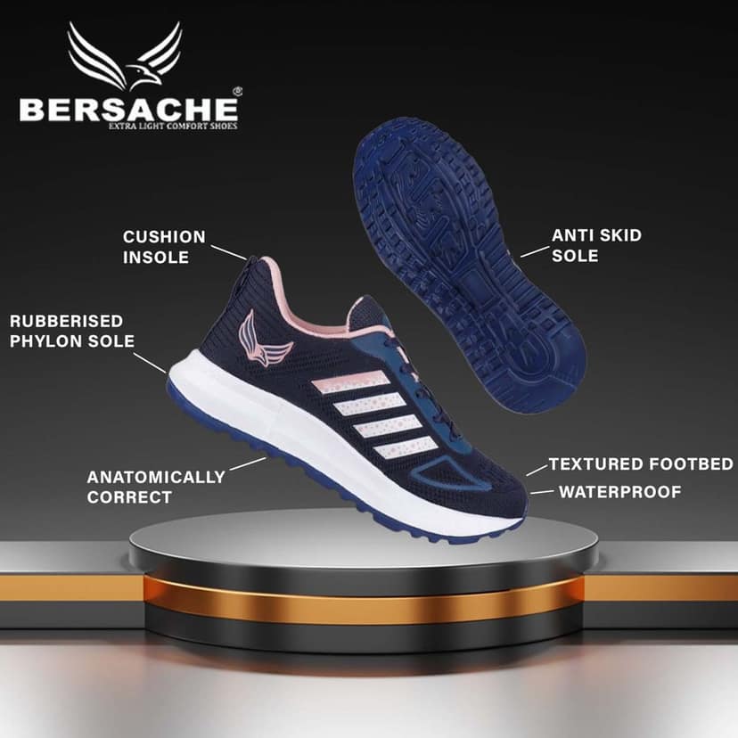 Bersache Premium Sports ,walking,Gym,cricket, Trending Running Shoes For Women's view 5