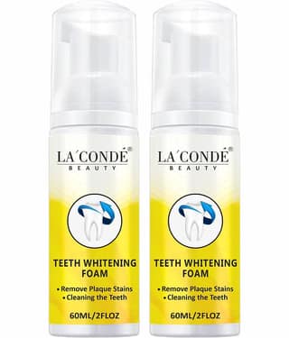 LA' CONDE' Teeth Whitening Foam To Fights Cavity | Germs Breath Freshener 120 mL