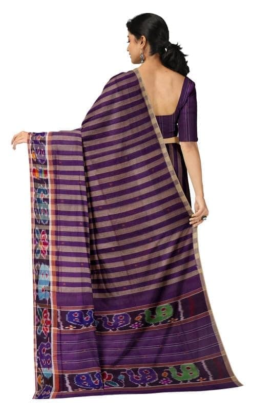 APCO Handloom (A Andhra Pradesh Govt Emporium)- Women's Traditional Pure Handloom Dulla Cotton Saree | DL0061 view 3
