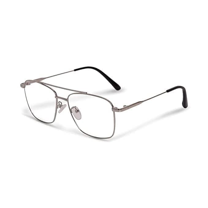 Jodykoes Designer Looking Metal Square Frame (Silver) view 2