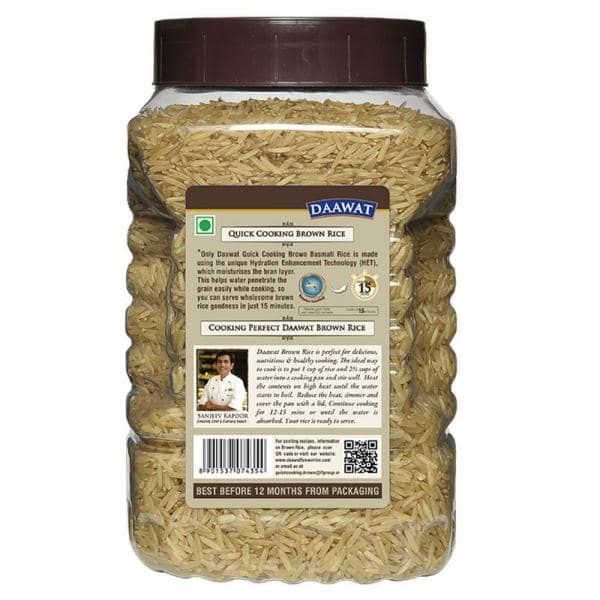 Daawat Brown Basmati Rice 1 Kg view 3