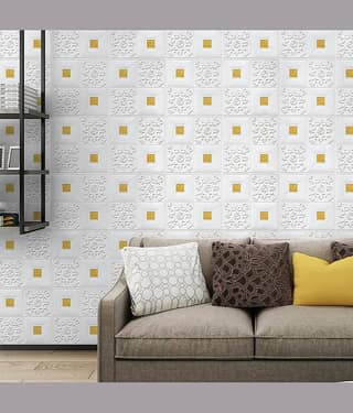 sekhmet Solid Wallpaper ( 70 X 77 ) cm ( Pack of 1 )
