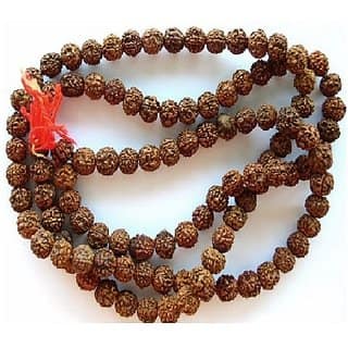 Ceylonmine- Igl Natural Rudraksha Shiv Shakti Beads Mala For Unis