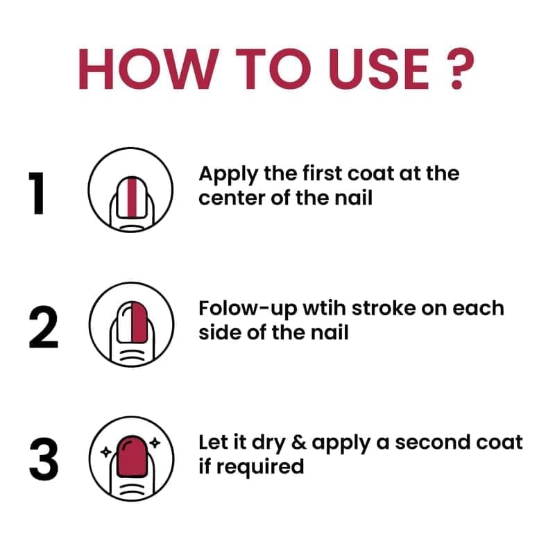 POPPIK Polished Nail Paint 8 ml, Quick-Dry, Long-Lasting & Chip-Resistant Nail Colour with Intense Pigment, Waterproof & Scratch-Proof, Satin Finish, Non-Toxic & Skin-Friendly view 4