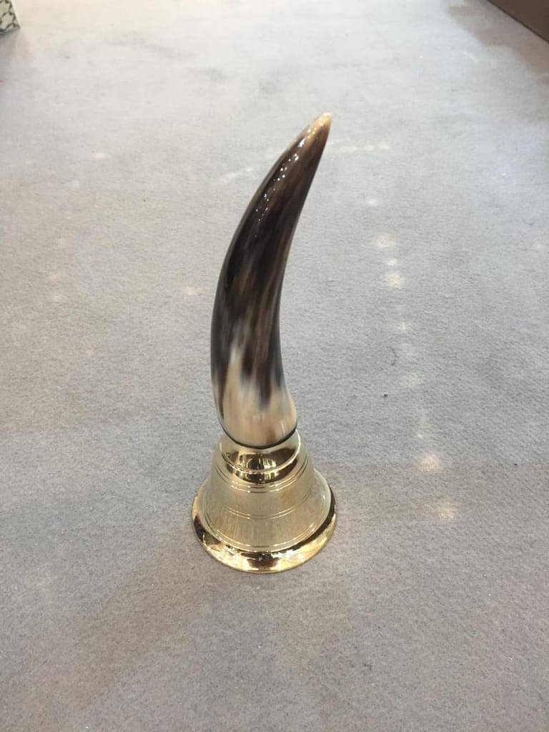 :Handcrafted Horn Bell - Unique Home Decor & Gift