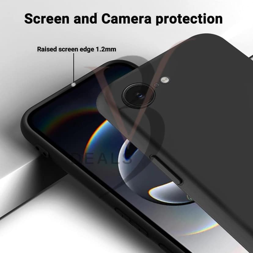 V3Deals Silicone Back Cover Compatible for iPhone SE4/16E, Scratch-Resistant, Anti-Fingerprint, Raised Screen Edge Protection 1.2mm view 6